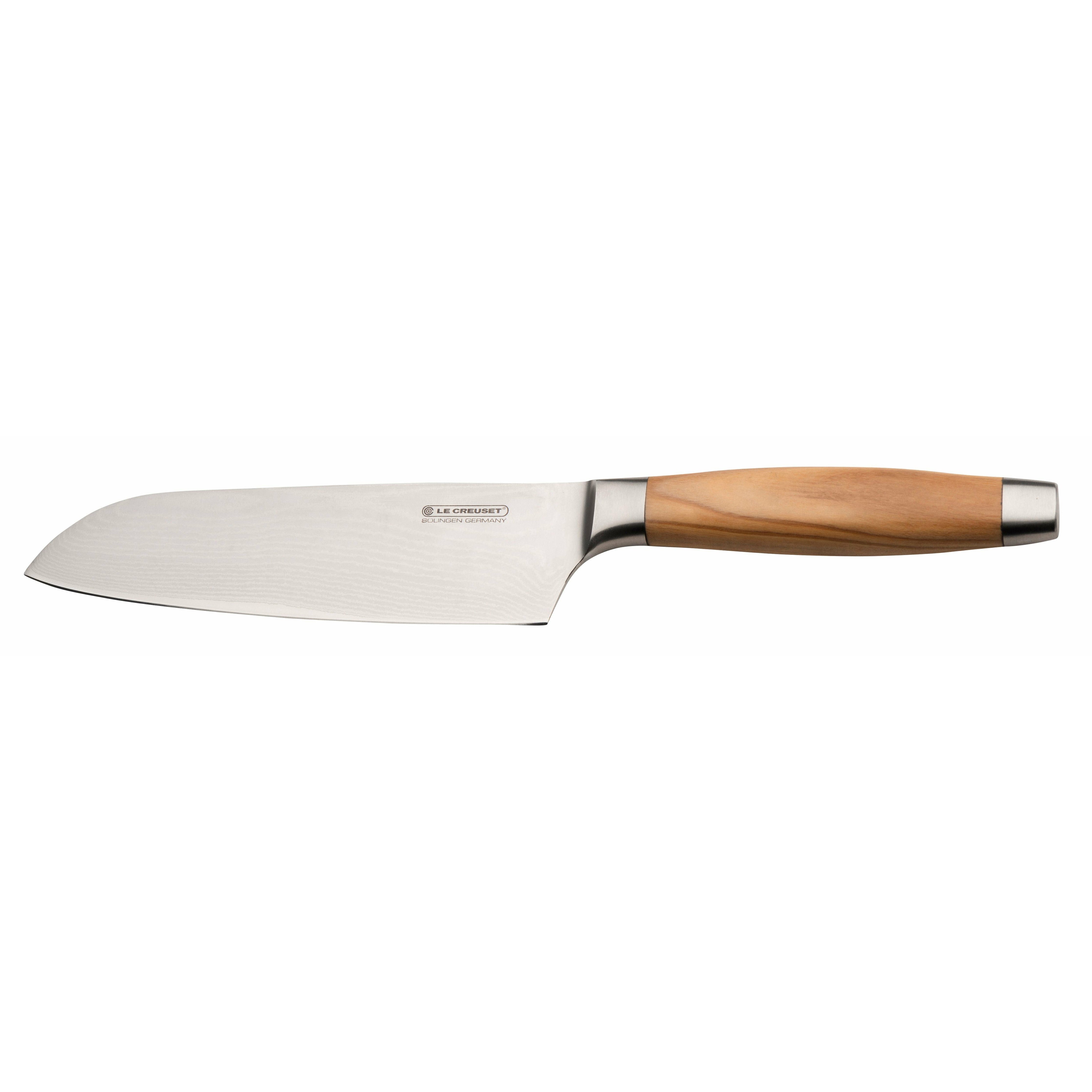 Le Creuset Santoku Nóż drewniany rączka, 18 cm