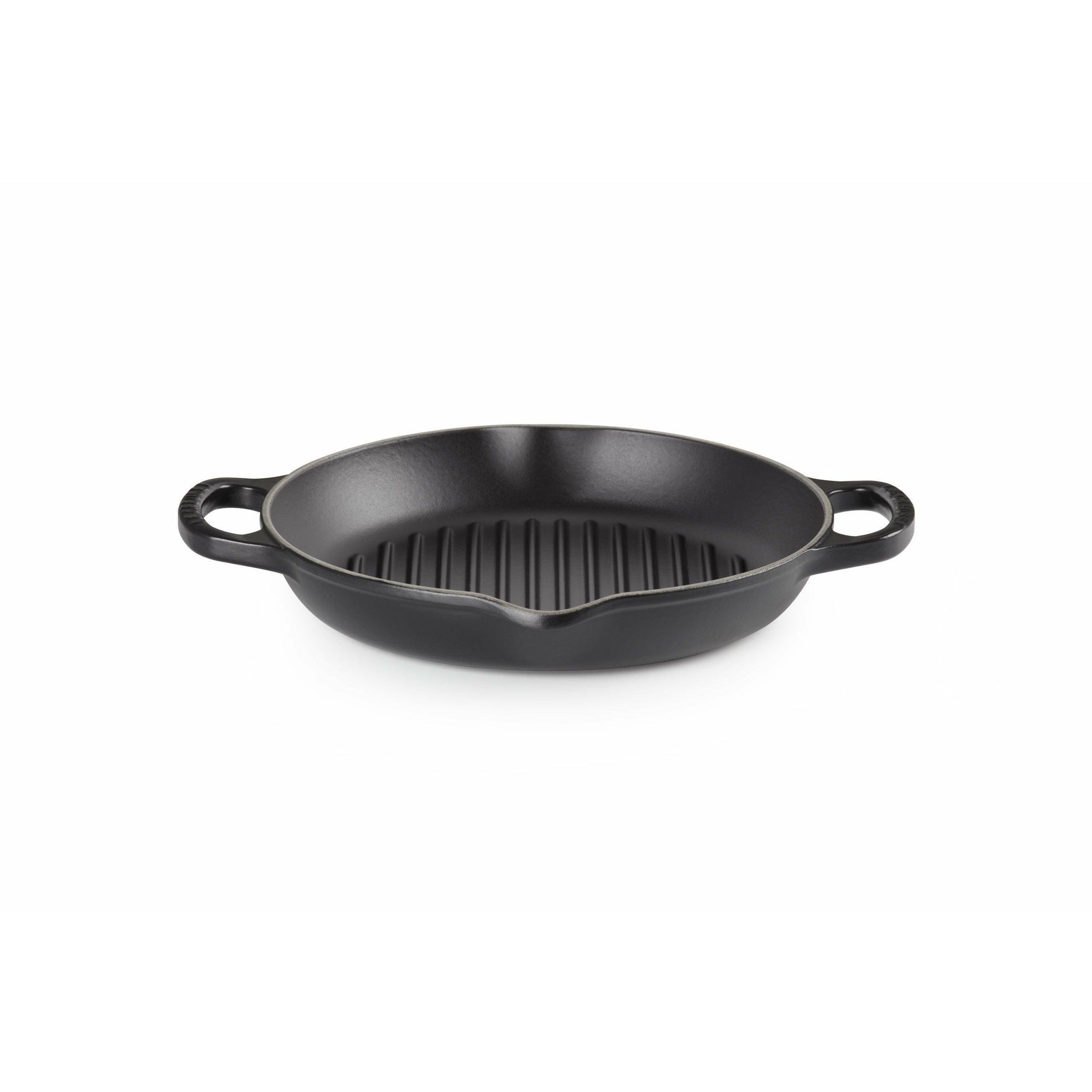 Le Creuset Nature High Round Grill Pan 25 cm, czarny