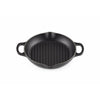 Le Creuset Nature High Round Grill Pan 25 cm, czarny