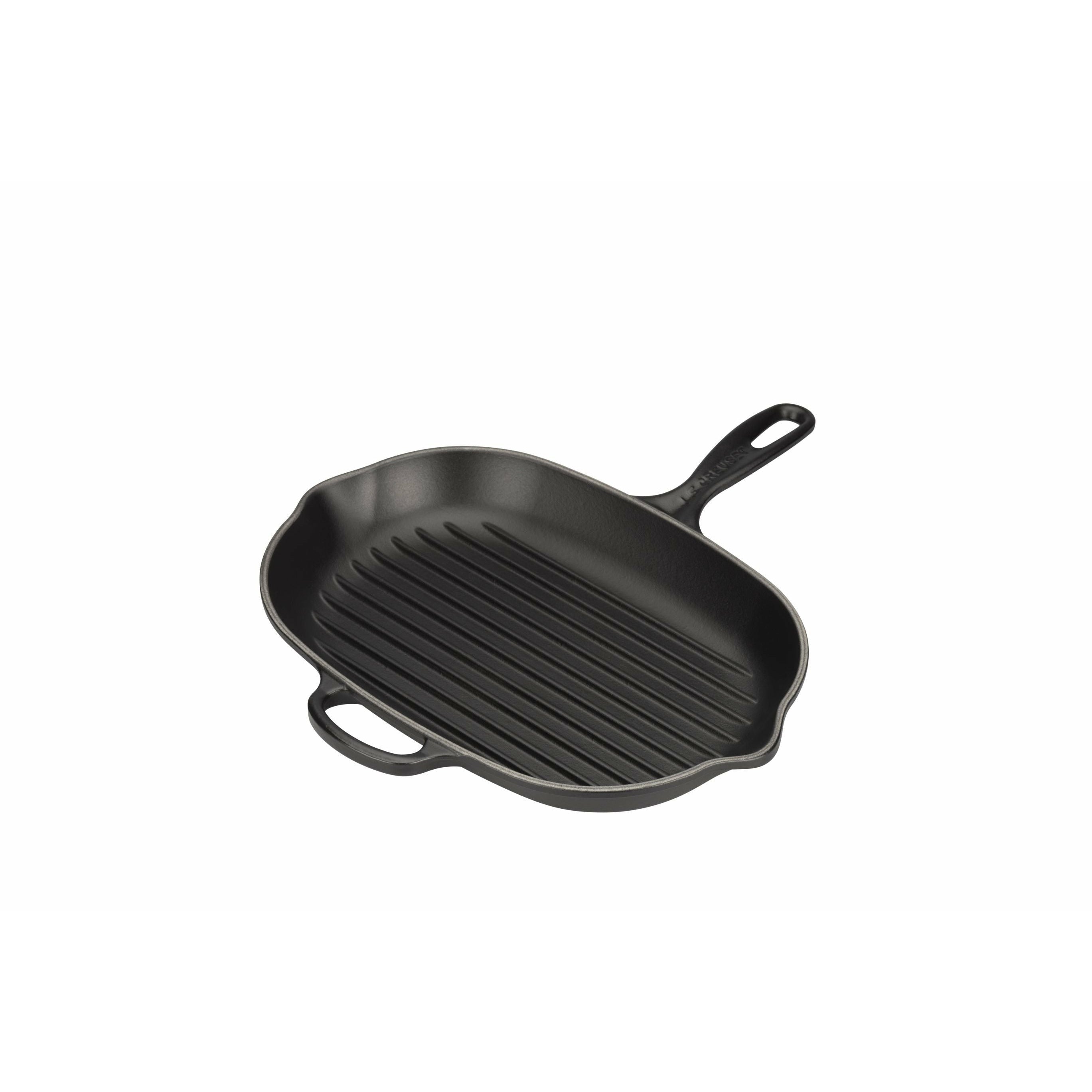 Le Creuset Nature Oval Grill Pan 32 cm, czarny