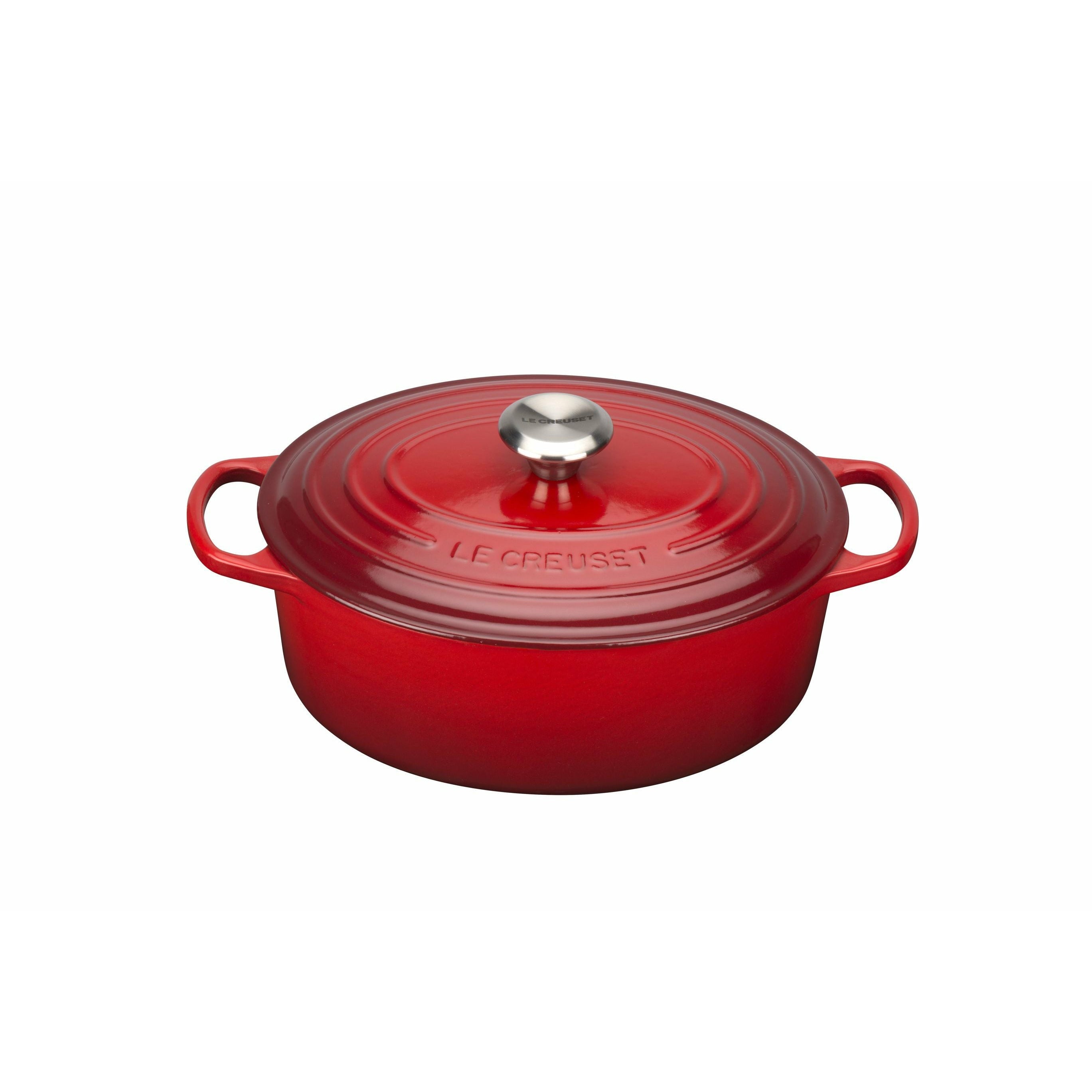 Le Creuset Signature Oval Roaster 29 cm, Cherry Red