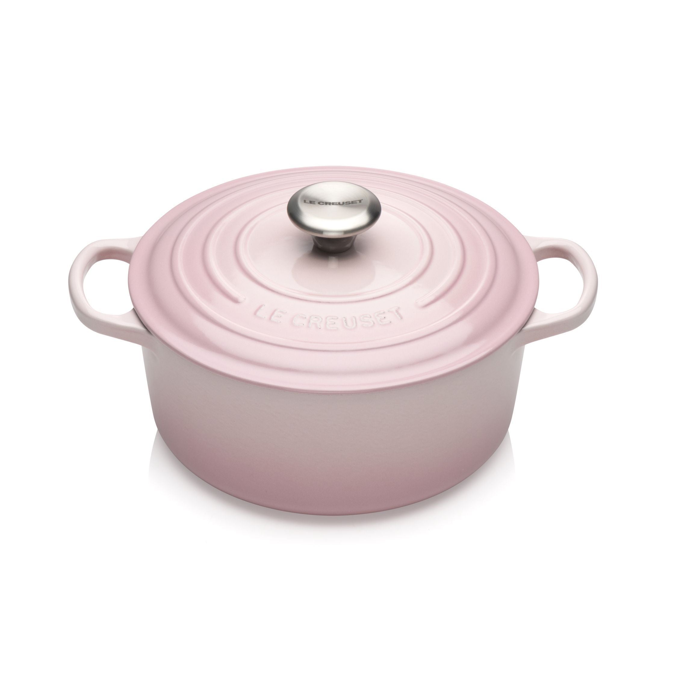 LE Creuset Signature Round Roaster 24 cm, skorupa różowa