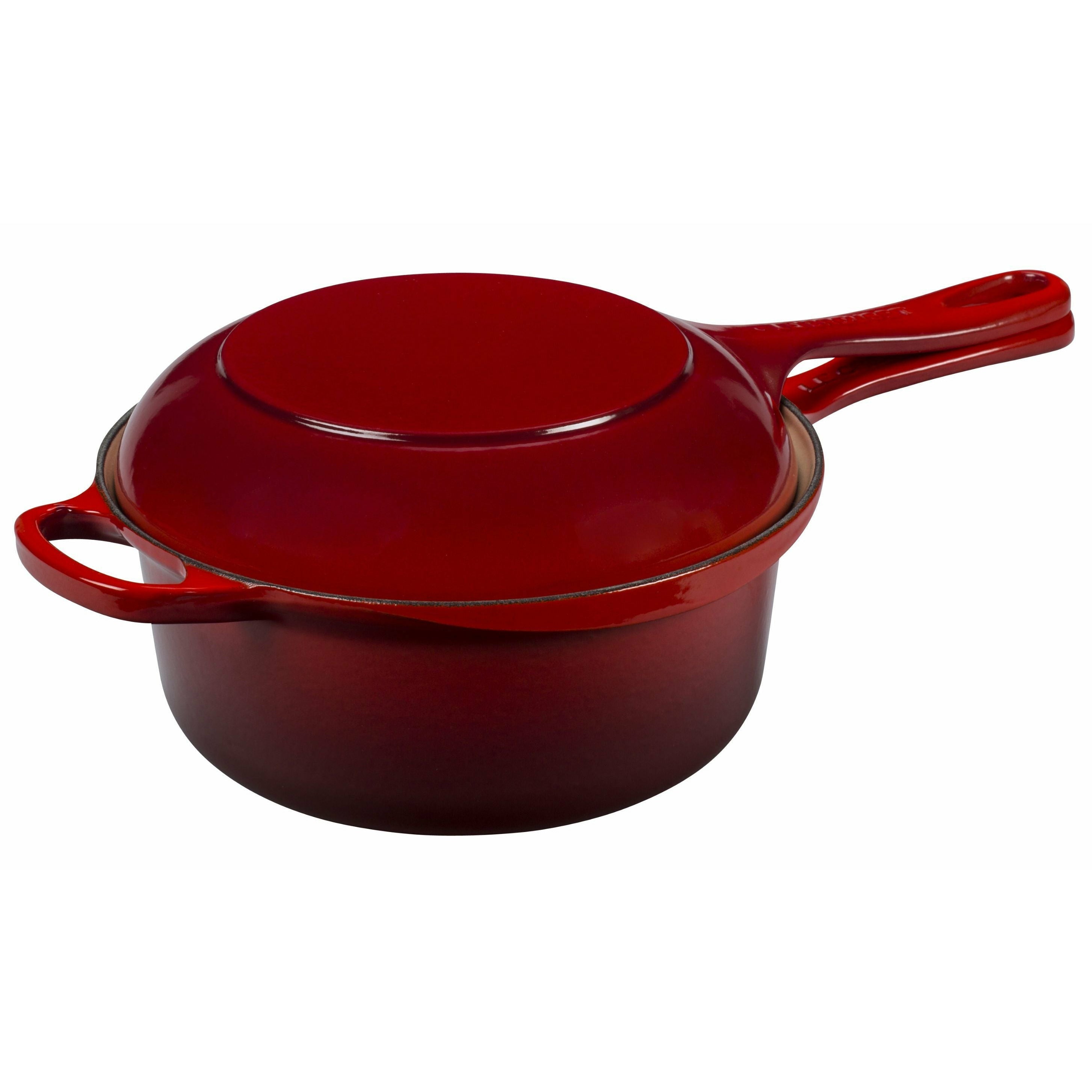 LE Creuset Tradycja 2 w 1 marmitout 22 cm, wiśni czerwony