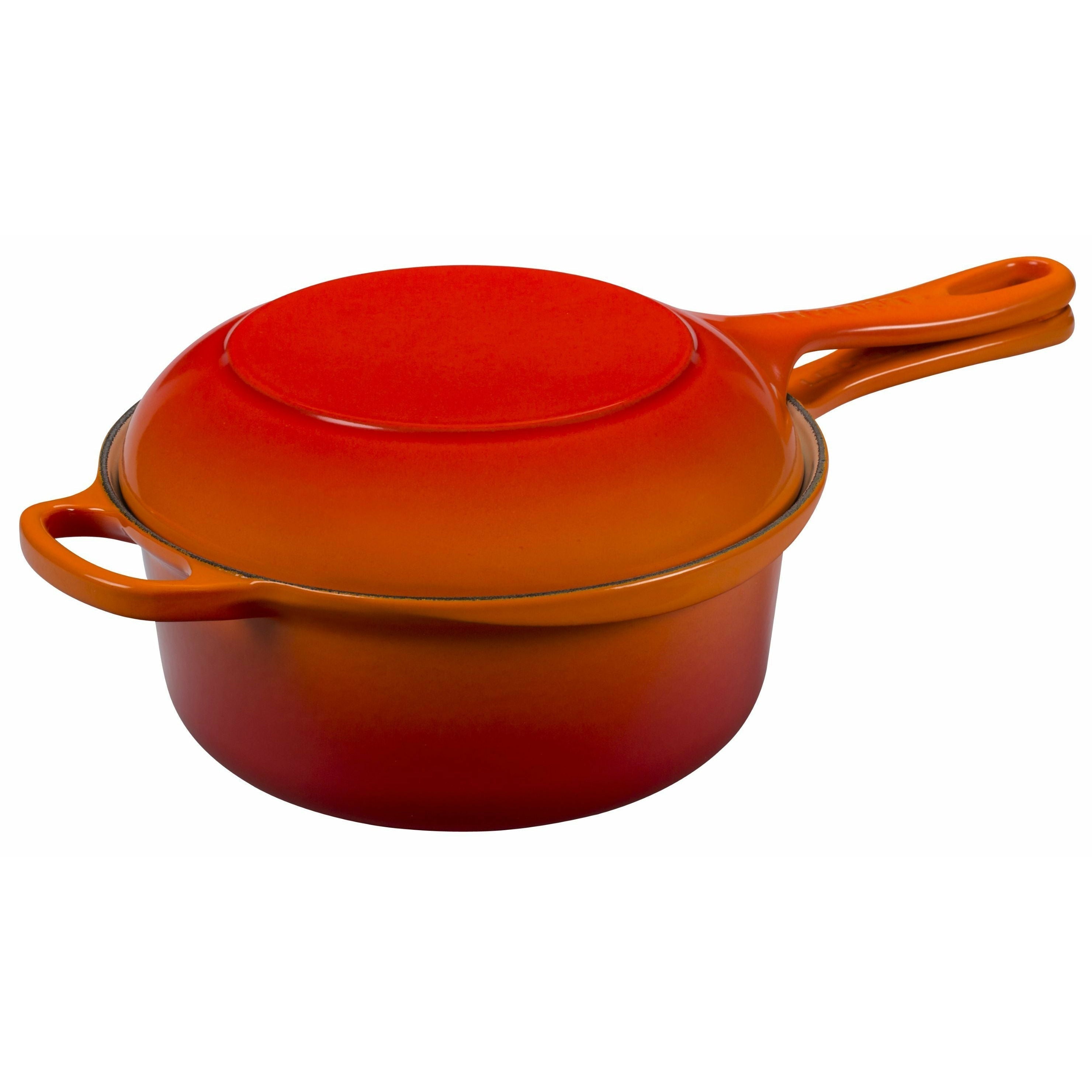 LE Creuset Tradycja 2 w 1 marmitout 22 cm, piekarnik czerwony