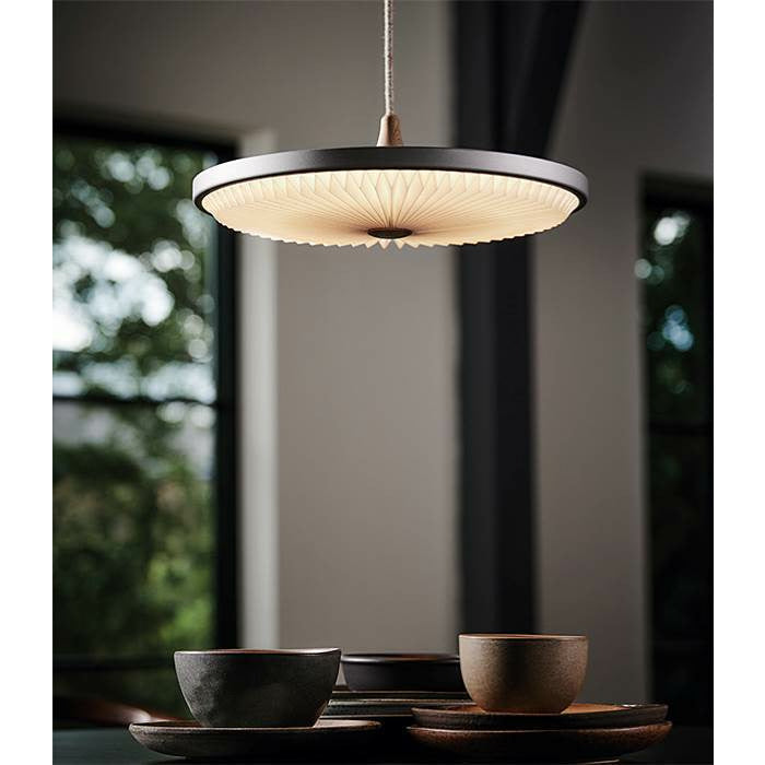 Le Klint Soleil Suspension Lamp Paper Silver Cloud Dimmable, 35 Cm