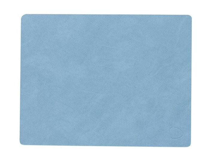 Lind Dna Square Placemat Nupo Leather M, Light Blue