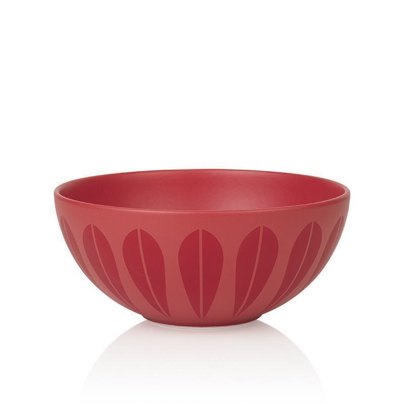 Lucie kaas arne clausen lotus bowl czerwony, Ø24 cm