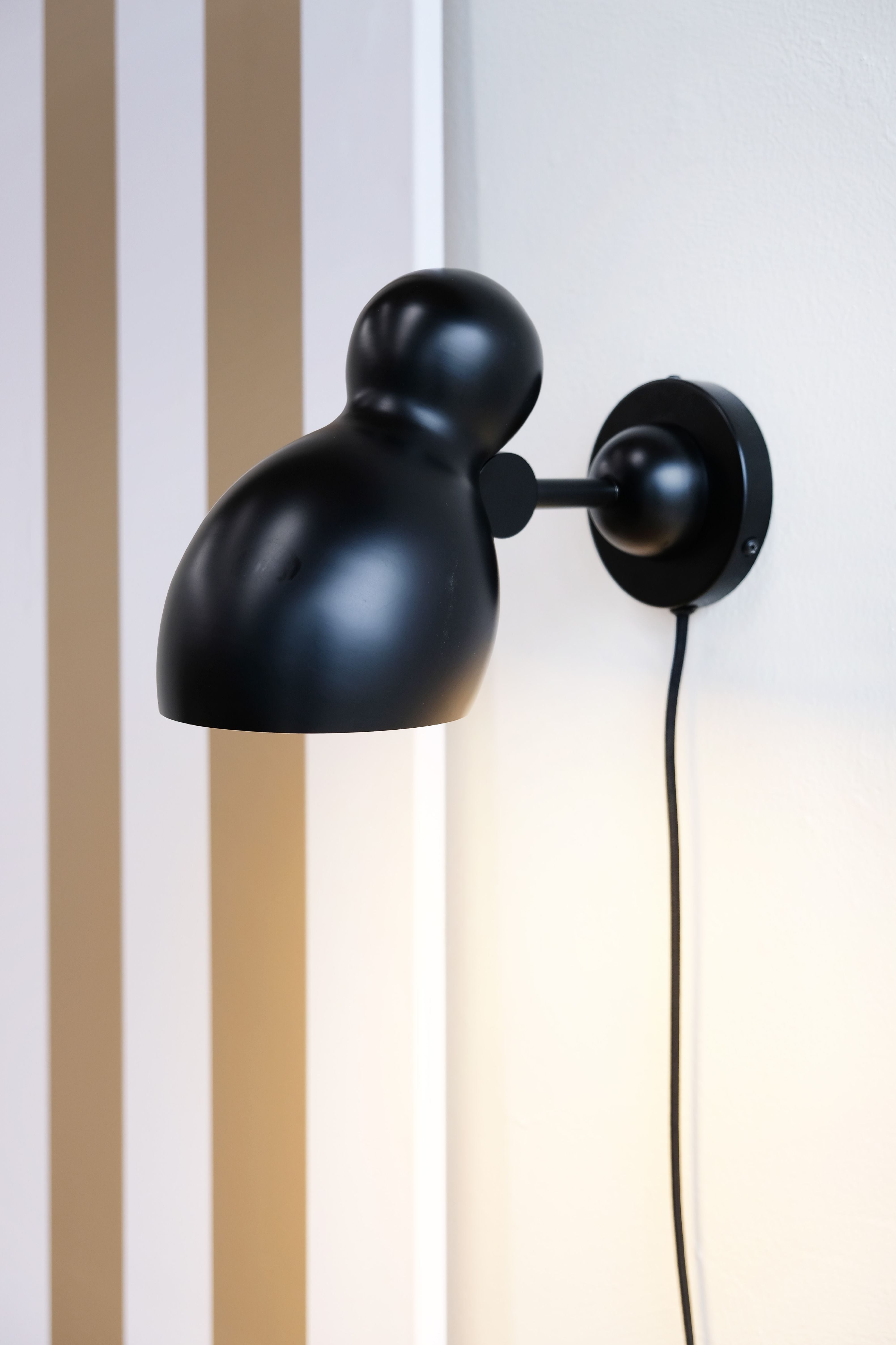 Dyberg Larsen Ludo Wall Lamp, Black