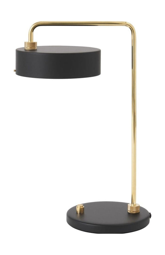 Wykonana ręcznie drobna maszyna lampa stołowa H: 52, czarny