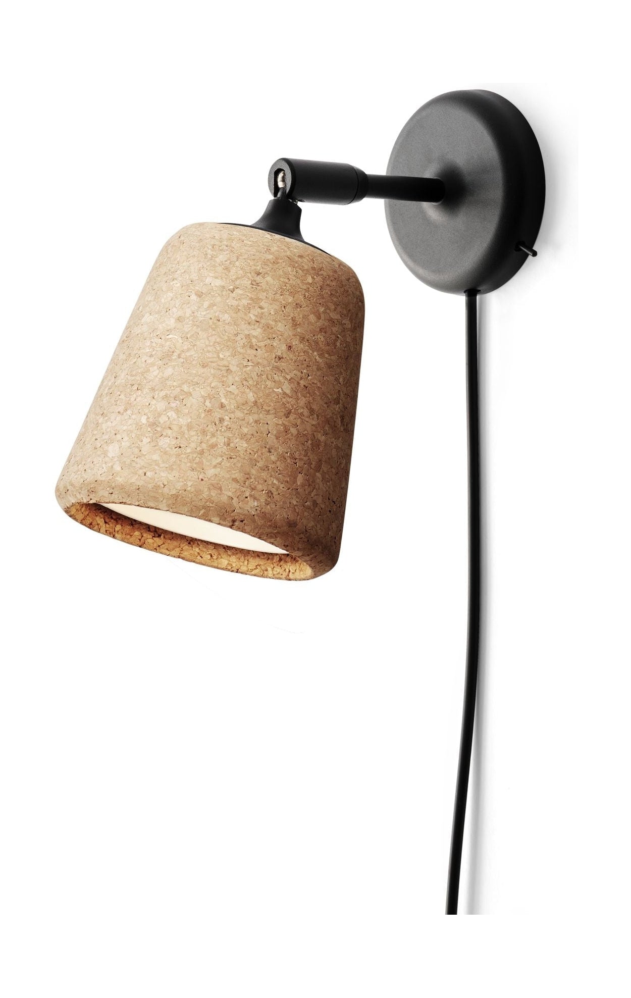 New Works Material Wall Lamp, Natural Cork