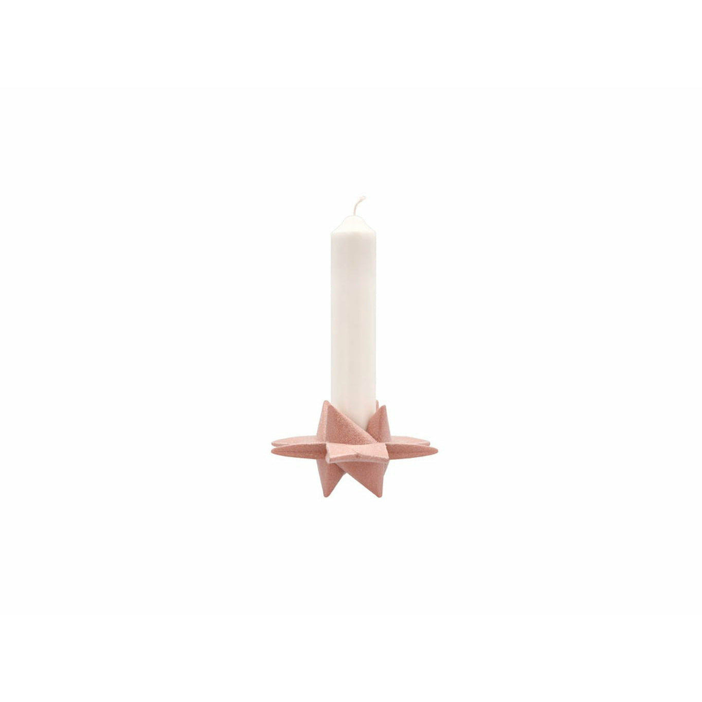 Medusa Copenhagen Spouring Star Calendar Candlestick, Pink