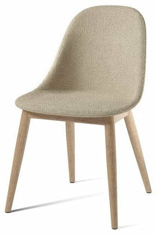 Audo Copenhagen Harbour Side Upholstered Chair Natural Oak, Bouclé 02