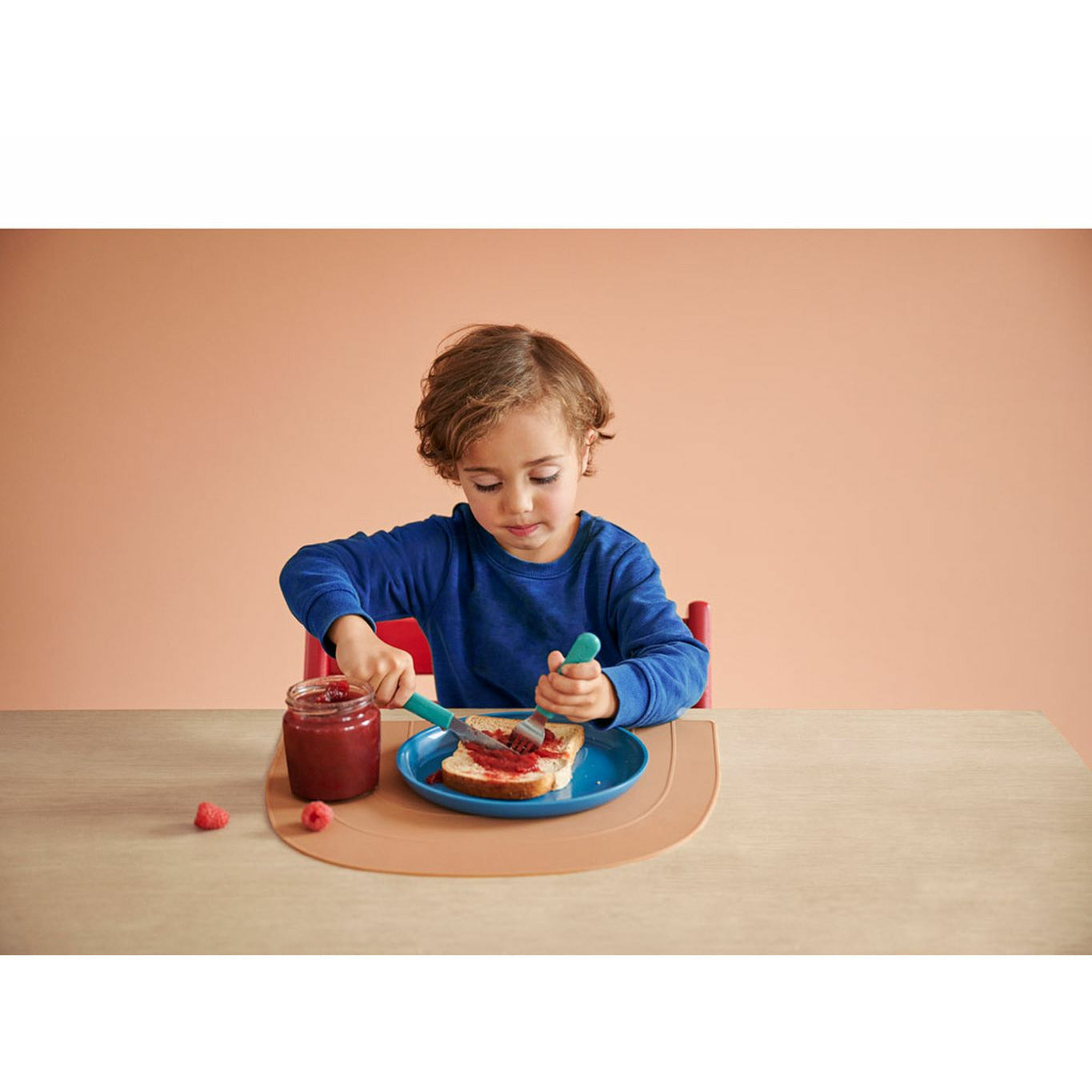 Mapal Mio Children's Cutlery Set 3 PCS, różowy