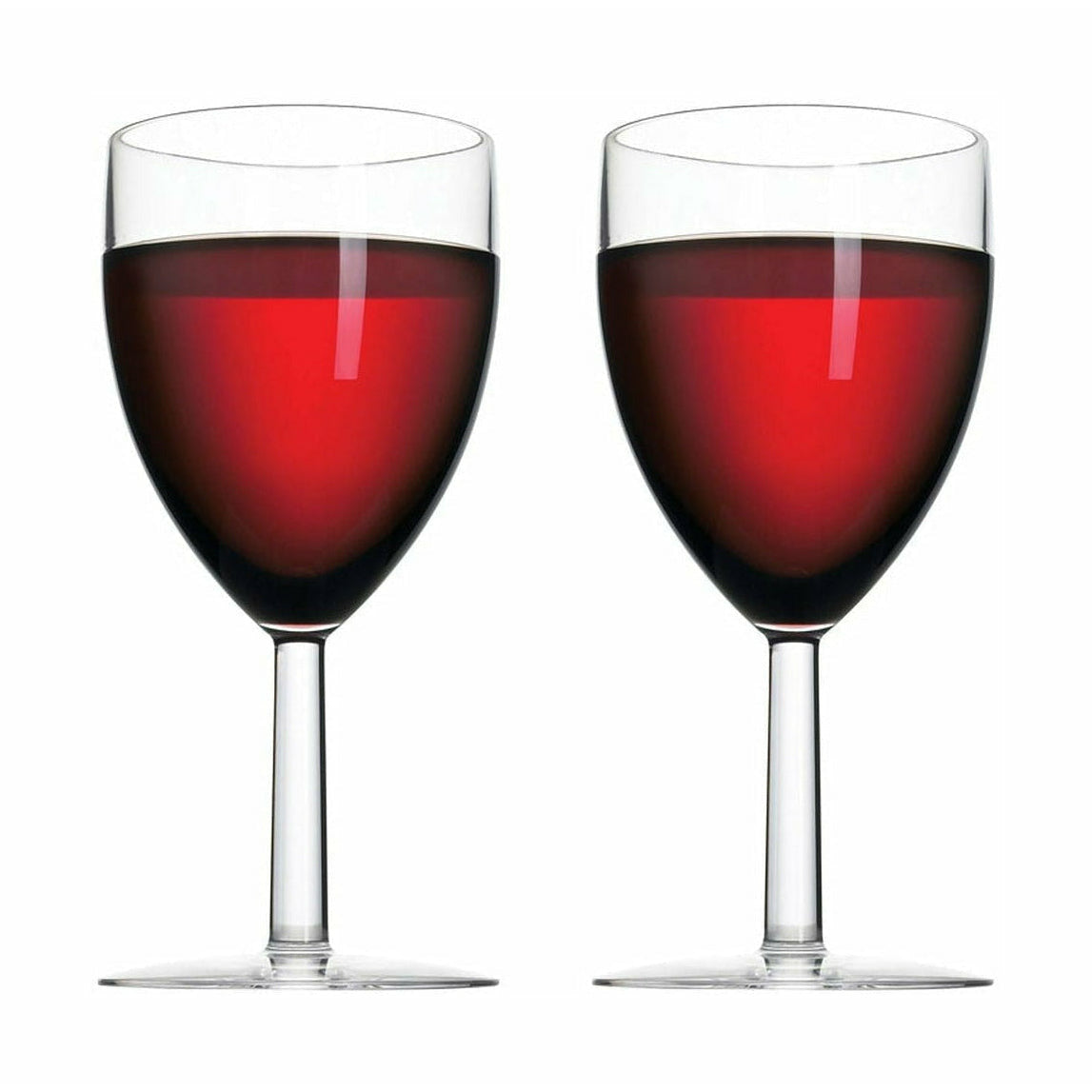 MEPAL plastikowy zestaw kieliszka wina o 2 0,3 l, przezroczysty
