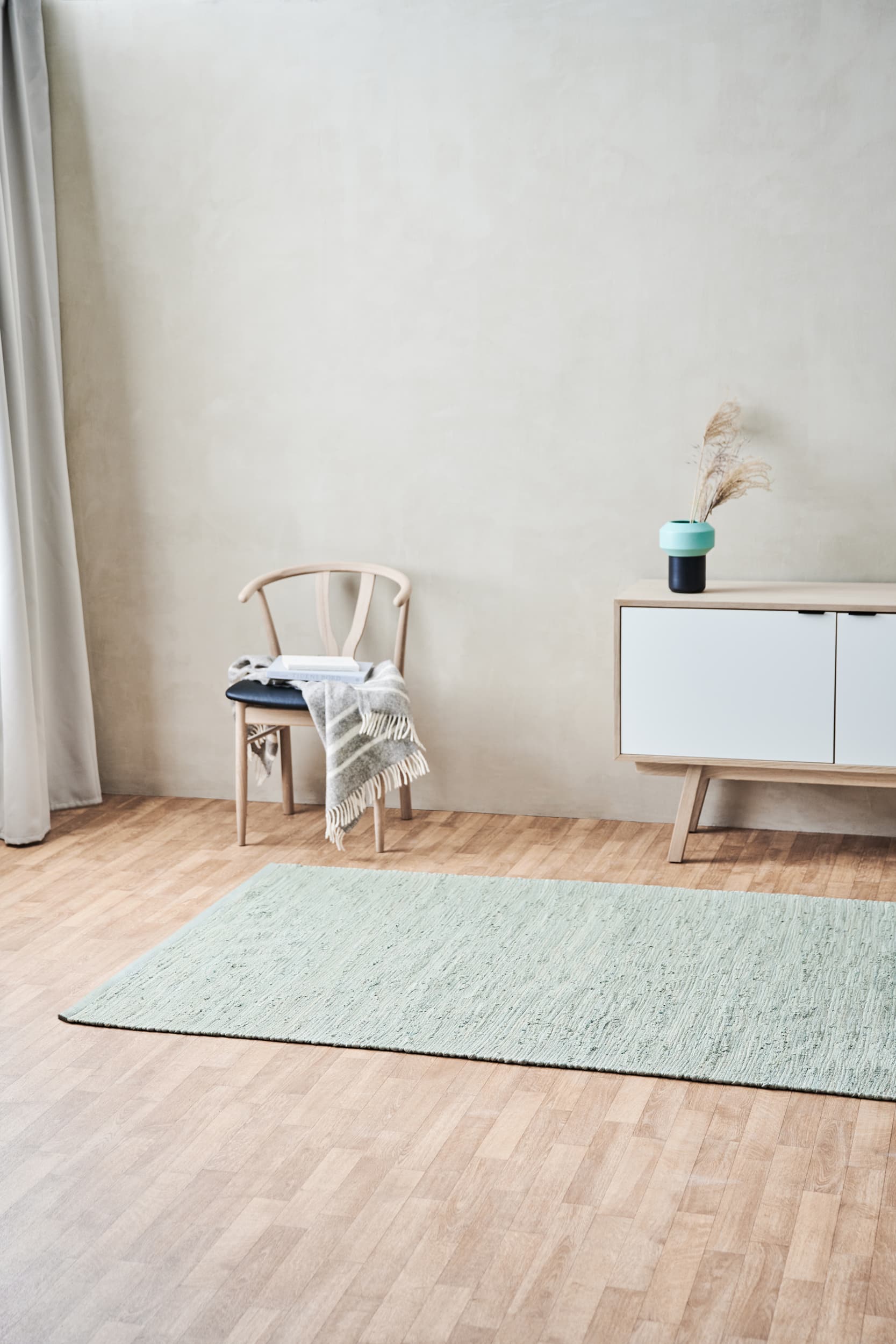Dywany dywan bawełniany 140 x 200 cm, mięta