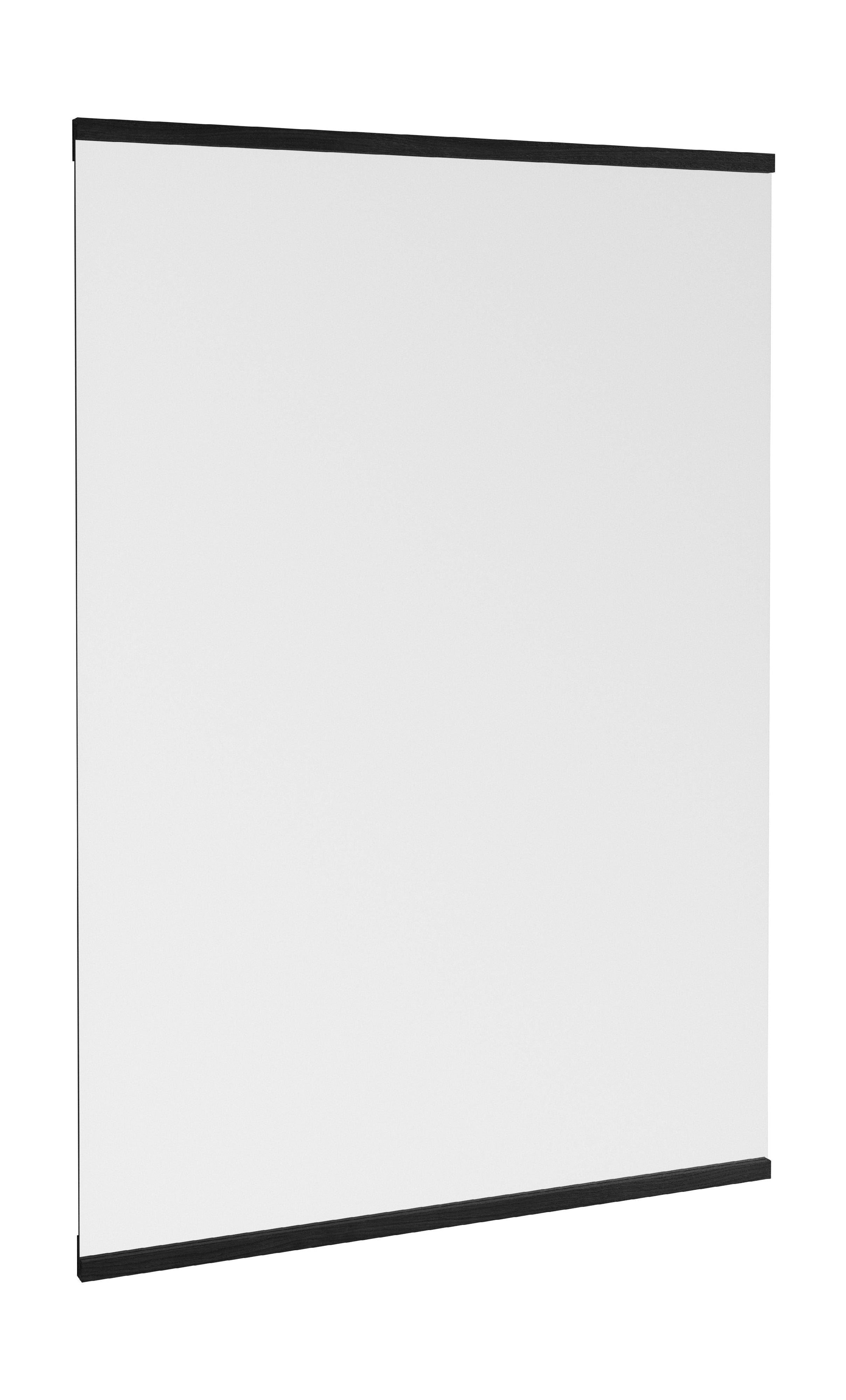 Moe prostokątne lusterka ścienne 101,8 x 70 cm, czarny