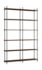 Moe System Shelving System S.255.2.b, wędzony dąb/czarny