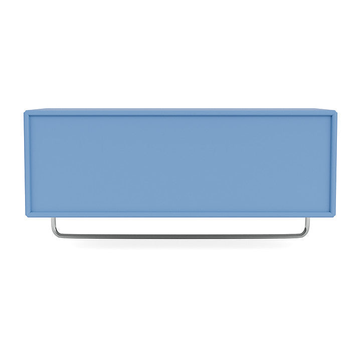 Montana Coat Shelf With Clothes Rack, Azure Blue