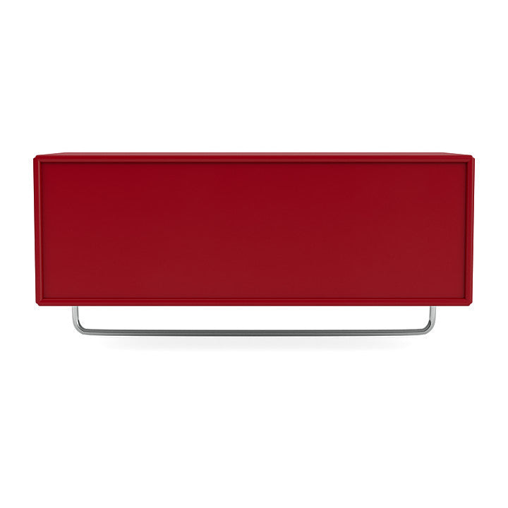 Montana Coat Shelf With Clothes Rack, Beetroot Red