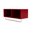 Montana Coat Shelf With Clothes Rack Beetroot Red