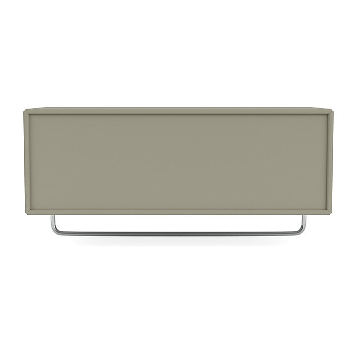 Montana Coat Shelf With Clothes Rack, Fennel Green