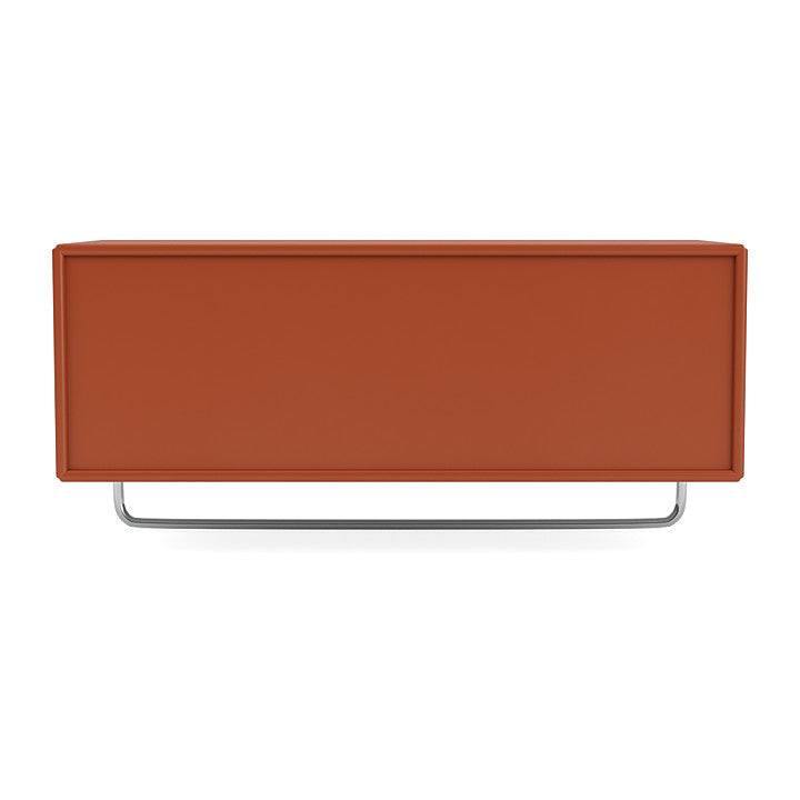 Montana Coat Shelf With Clothes Rack, Hokkaido Brown