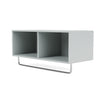 Montana Coat Shelf With Clothes Rack Oyster Grey
