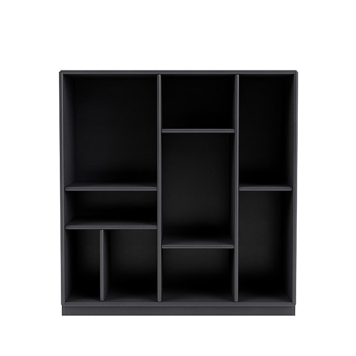 Montana Compile Decorative Shelf With 3 Cm Plinth, Carbon Black