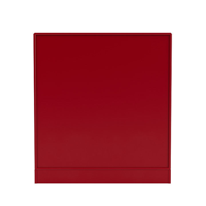 Montana Compile Decorative Shelf With 7 Cm Plinth, Beetroot Red