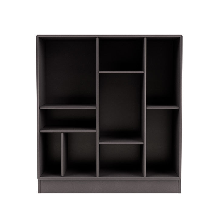 Montana Compile Decorative Shelf With 7 Cm Plinth, Coffee Brown