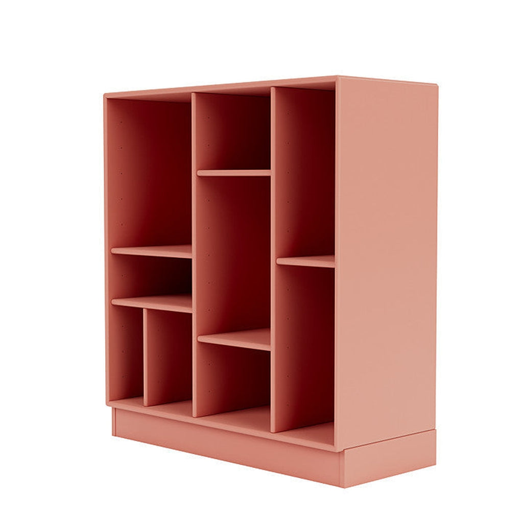 Montana skompiluj dekoracyjną półkę z cokolem 7 cm, rabarbar czerwony