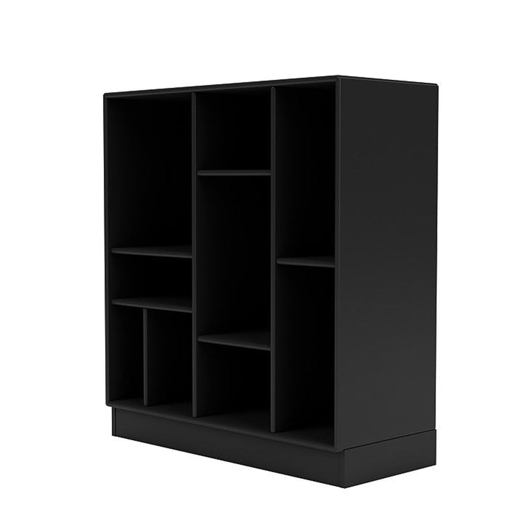 Montana Compile Decorative Shelf With 7 Cm Plinth, Black