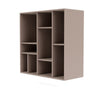 Montana Compile Decorative Shelf With Suspension Rail Mushroom Brown