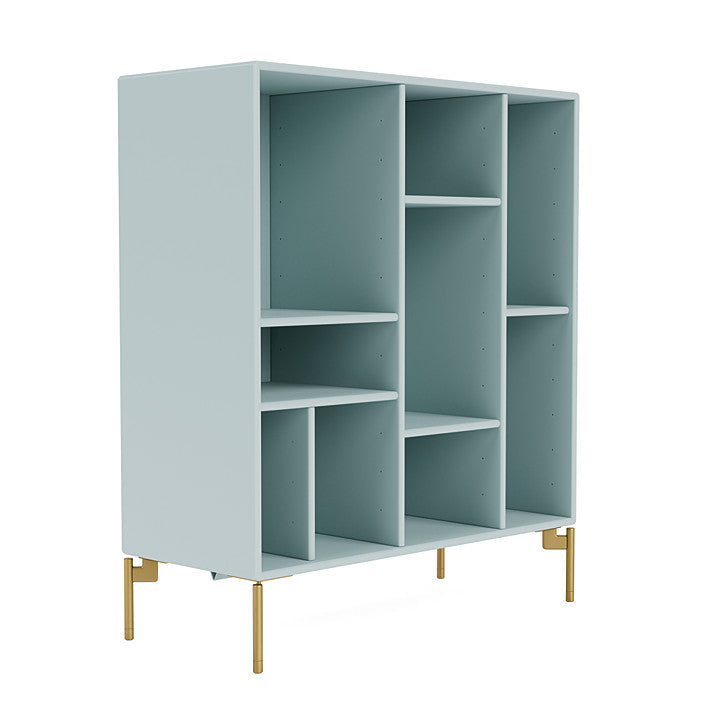 Montana Compile Decorative Shelf With Legs, Flint/Brass