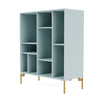 Montana Compile Decorative Shelf With Legs Flint/Brass