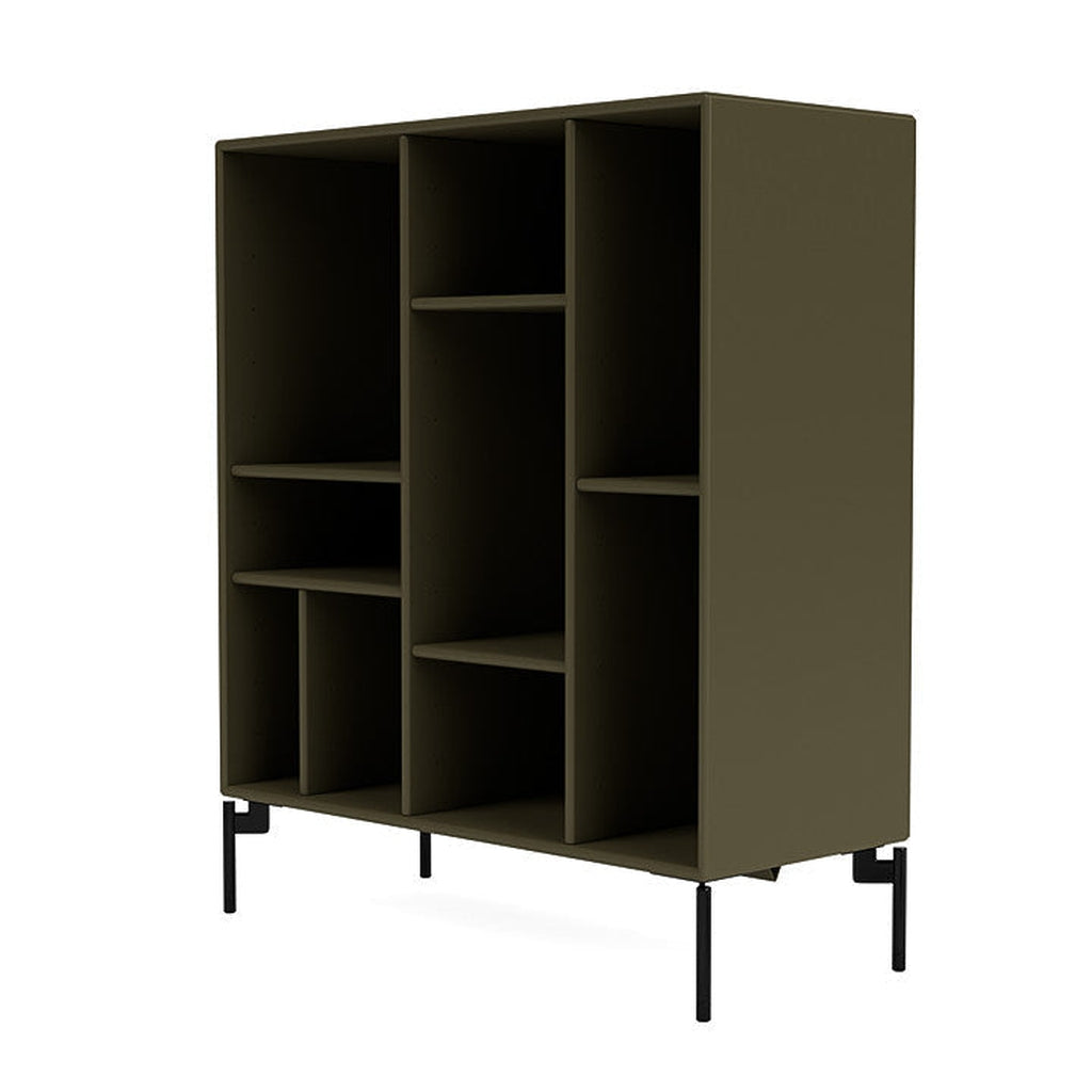 Montana Compile Decorative Shelf With Legs, Oregano/Black