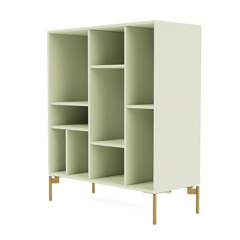 Montana Compile Decorative Shelf With Legs, Pomelo/Brass