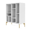 Montana Compile Decorative Shelf With Legs Snow White/Brass