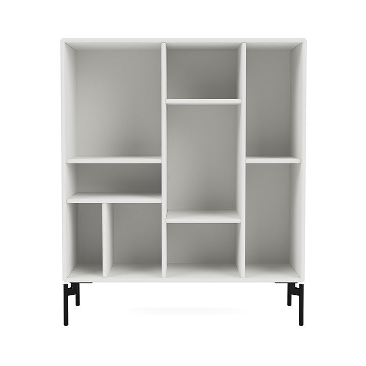 Montana Compile Decorative Shelf With Legs, White/Black