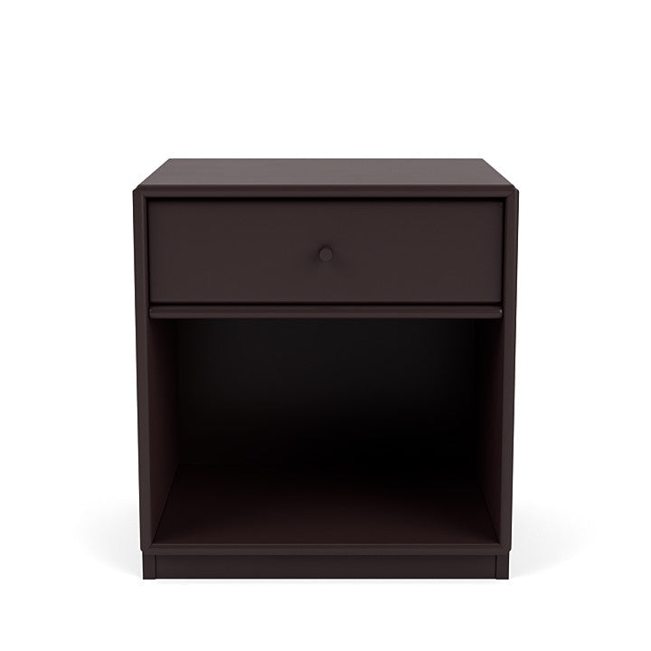 Montana Dream Nightstand With 3 Cm Plinth, Balsamic Brown