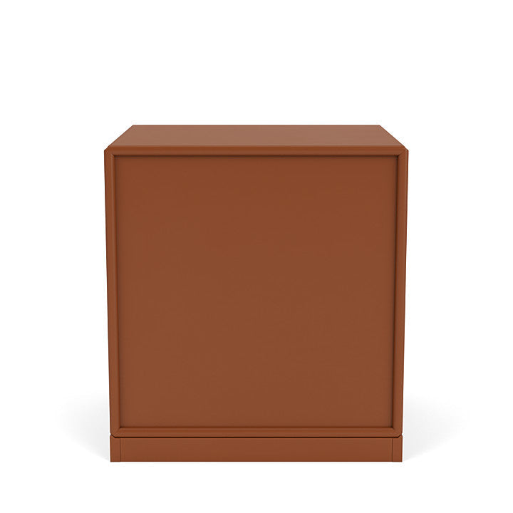 Montana Dream Nightstand With 3 Cm Plinth, Hazelnut Brown