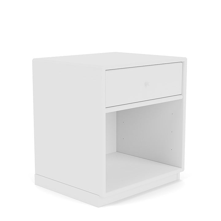 Montana Dream Nightstand With 3 Cm Plinth, New White