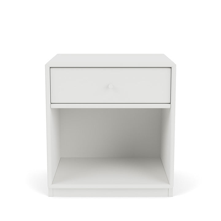 Montana Dream Nightstand With 3 Cm Plinth, White