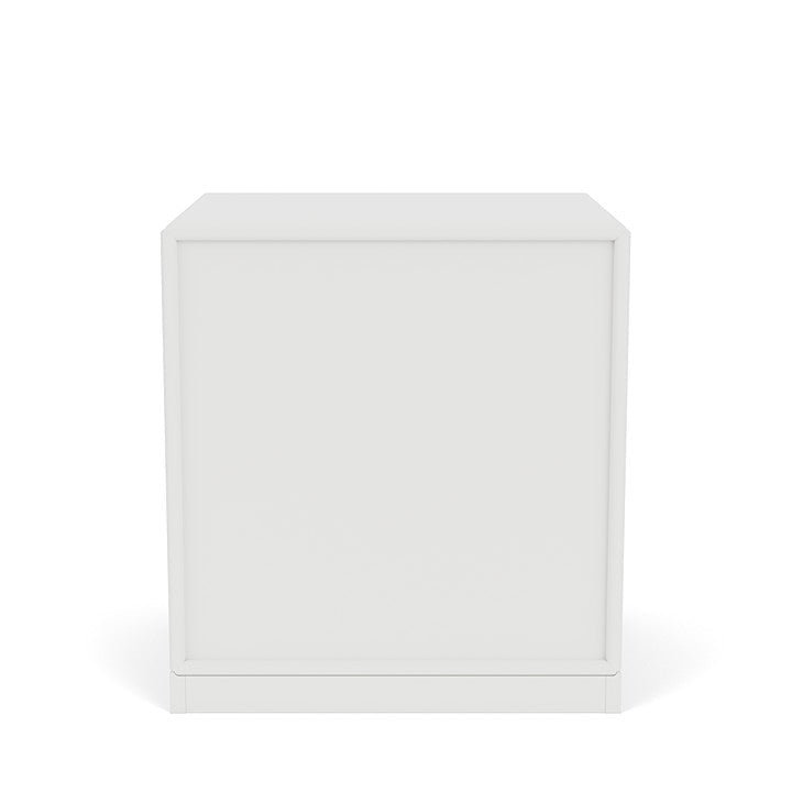 Montana Dream Nightstand With 3 Cm Plinth, White