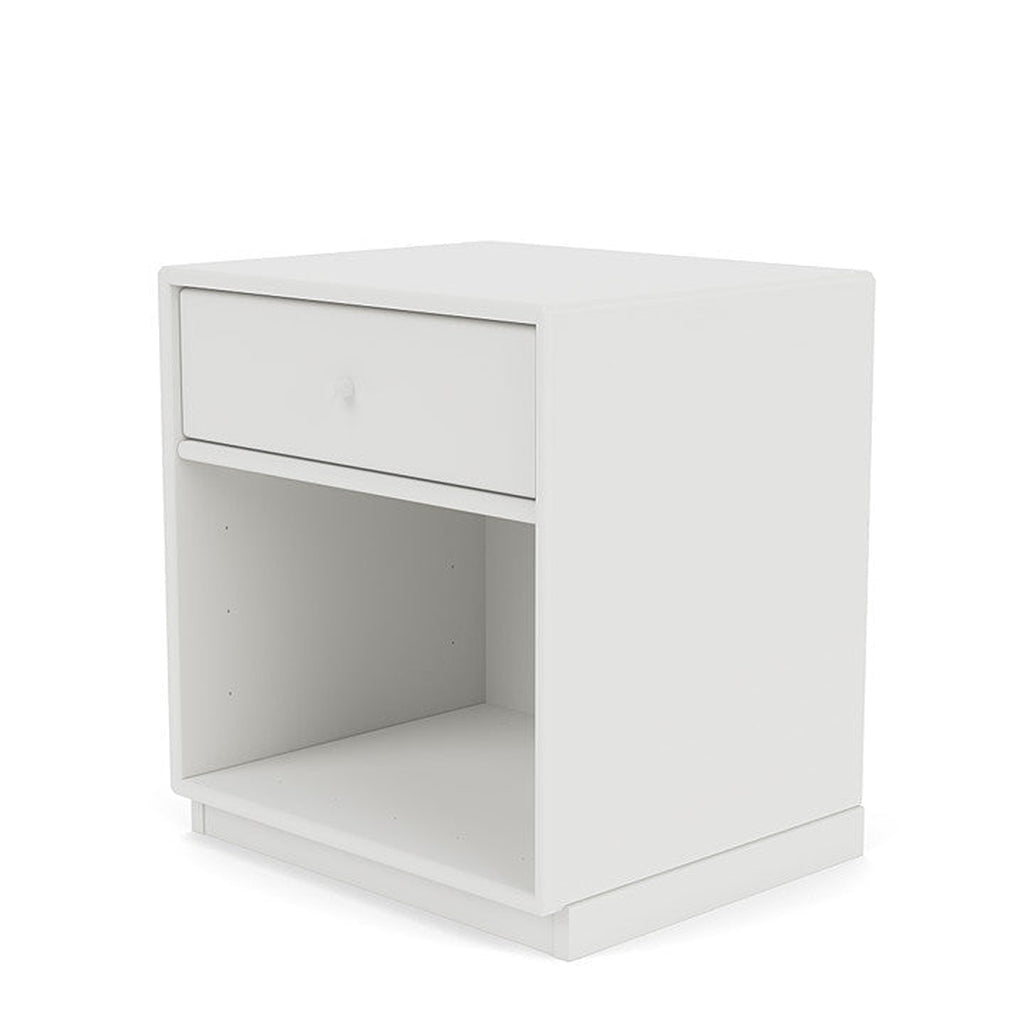 Montana Dream Nightstand With 3 Cm Plinth, White