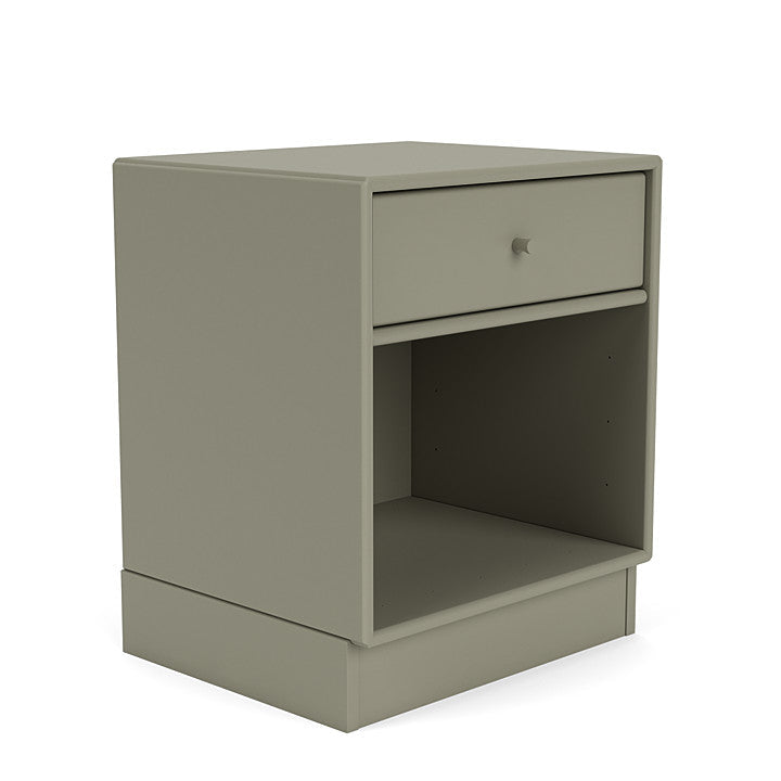 Montana Dream Nightstand With 7 Cm Plinth, Fennel Green