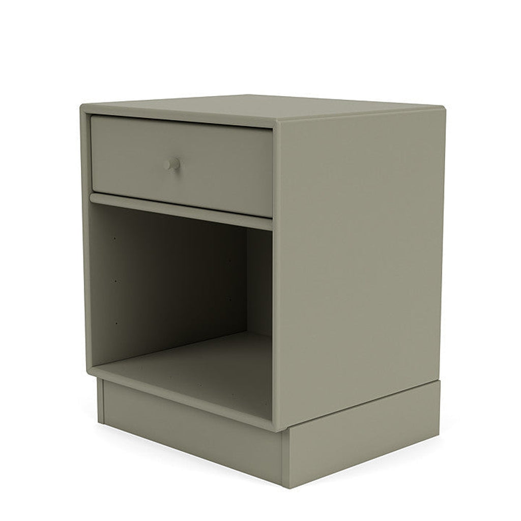 Montana Dream Nightstand With 7 Cm Plinth, Fennel Green