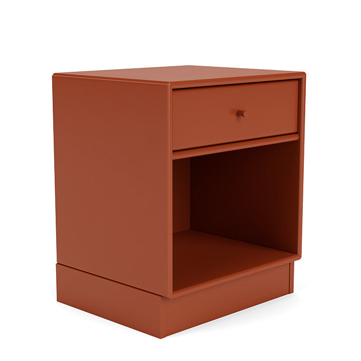 Montana Dream Nightstand With 7 Cm Plinth, Hokkaido Brown