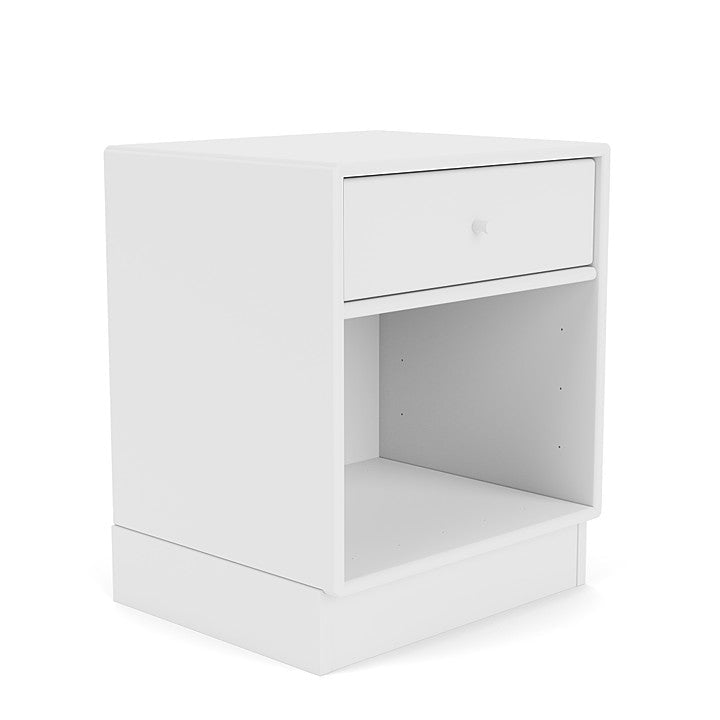 Montana Dream Nightstand With 7 Cm Plinth, Snow White