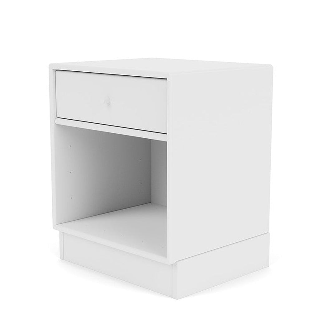 Montana Dream Nightstand With 7 Cm Plinth, Snow White